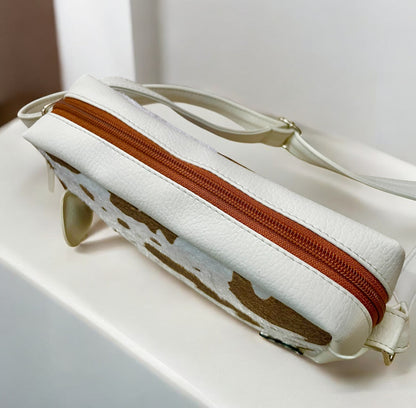 Bandolera Cow print + Charms